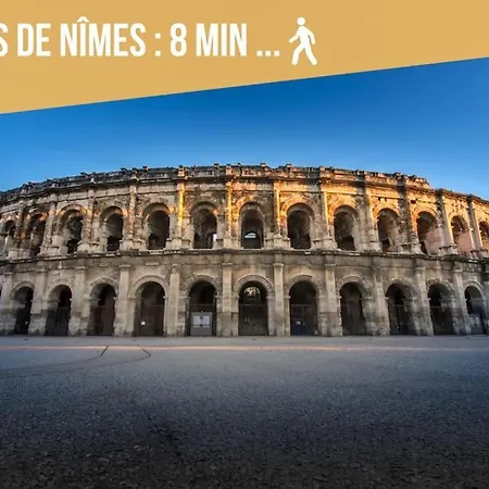 Lägenhet Vintage & Son Billard, 300m De La Gare ! Nîmes