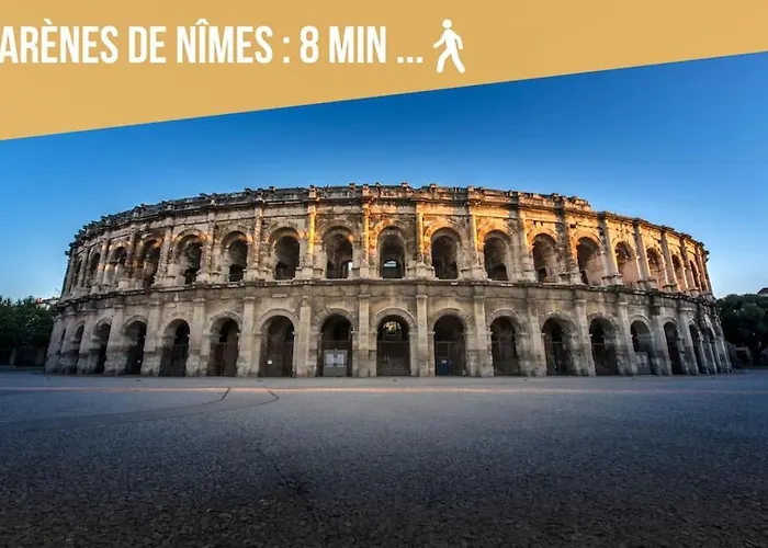 Apartmán Vintage & Son Billard, 300m De La Gare ! Nîmes