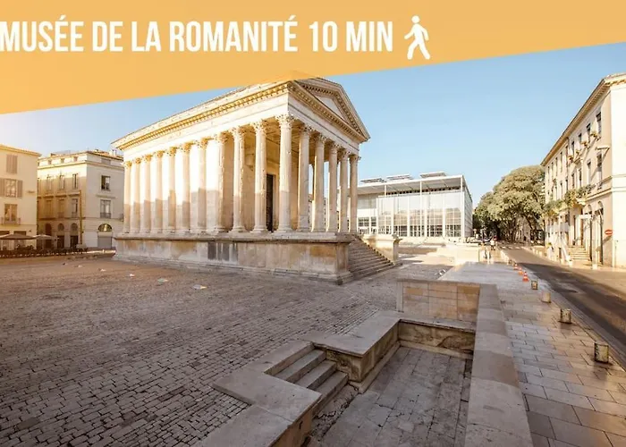 Apartmán Vintage & Son Billard, 300m De La Gare ! Nîmes